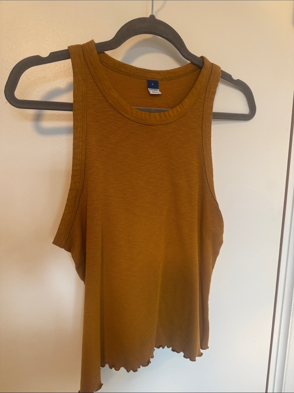 Old Navy Ribbed Tank Top - Mustard